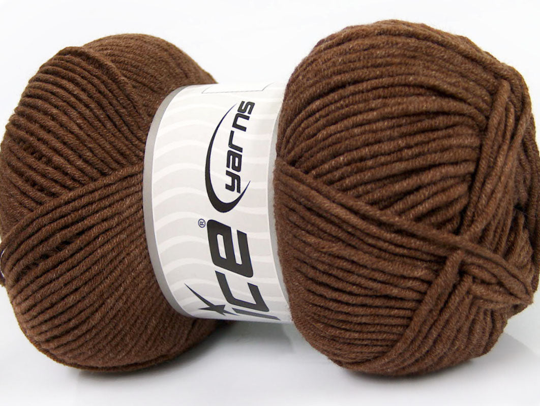 Lorena Worsted Brown Sku:fnt2-45139