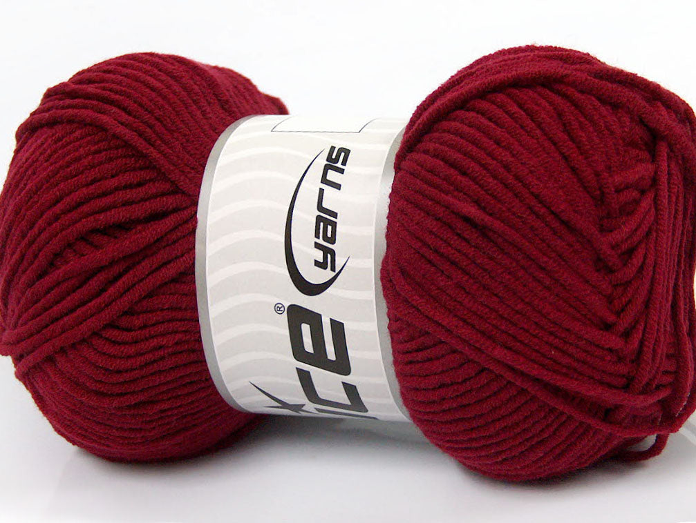 Lorena Worsted Burgundy Sku:fnt2-45146