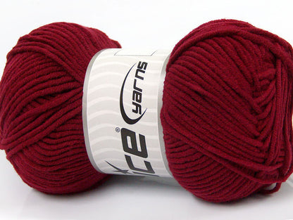 Lorena Worsted Burgundy Sku:fnt2-45146