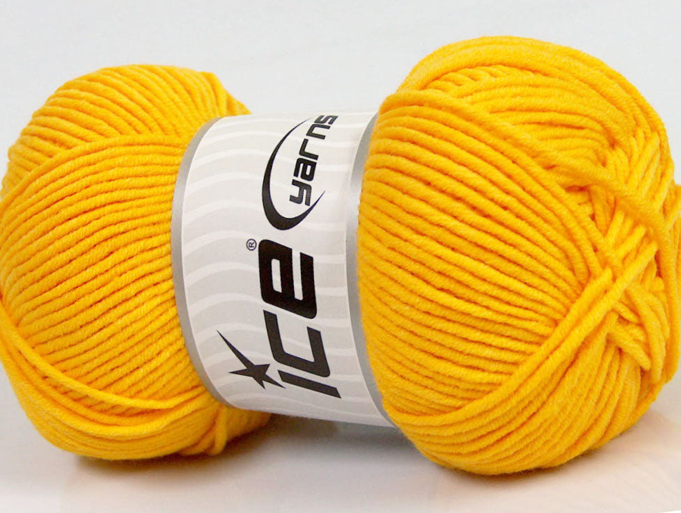 Lorena Worsted Dark Yellow Sku:fnt2-45148