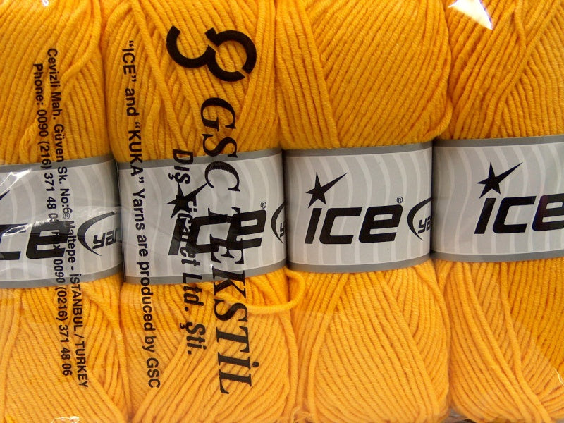 Lorena Worsted Dark Yellow Sku:fnt2-45148
