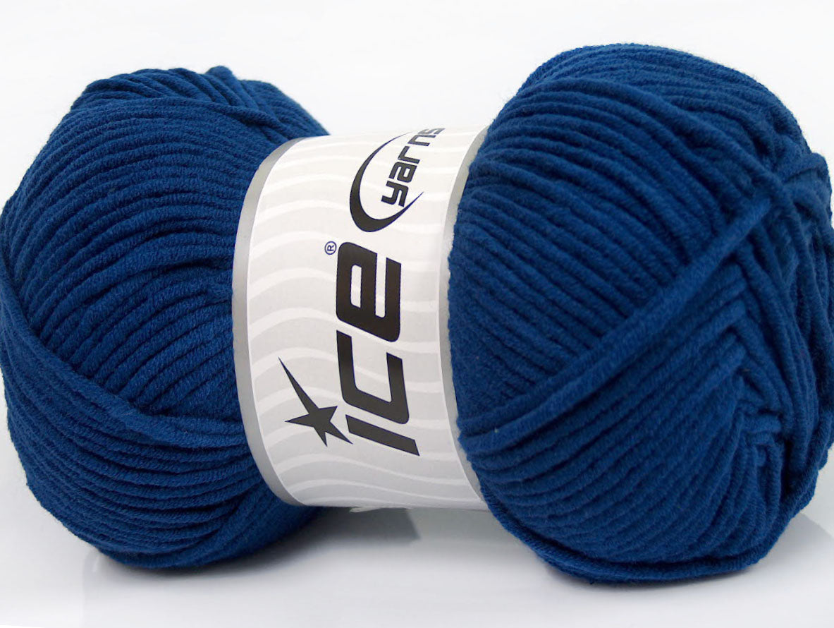 Lorena Worsted Dark Blue Sku:fnt2-45149