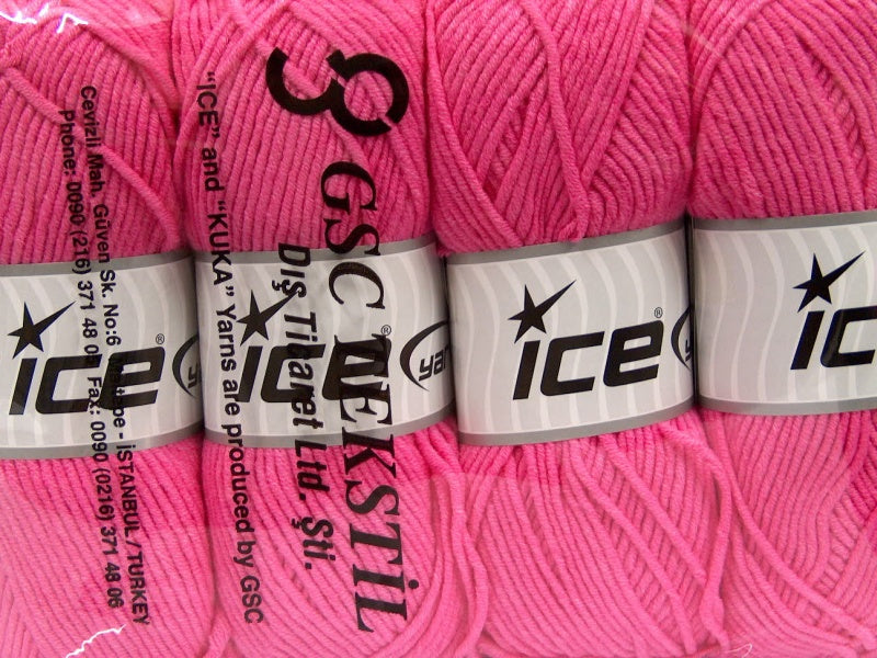 Lorena Worsted Candy Pink Sku:fnt2-45155
