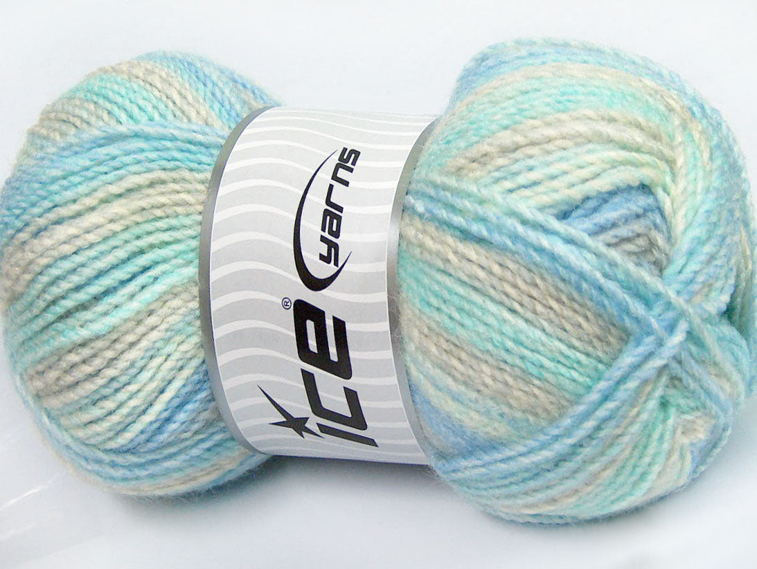 Mosaic Light Blue, Mint Green, Light Grey Sku:fnt2-46637
