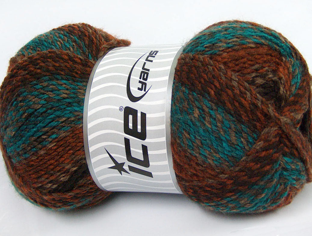 Mosaic Turquoise, Brown Shades, Camel Sku:fnt2-46639