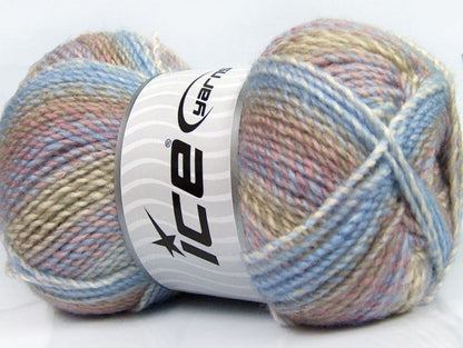 Mosaic Light Blue, Rose Pink, Beige, White Sku:fnt2-46934