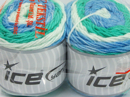 Cakes Blue, White, Mint Green Sku:fnt2-47081