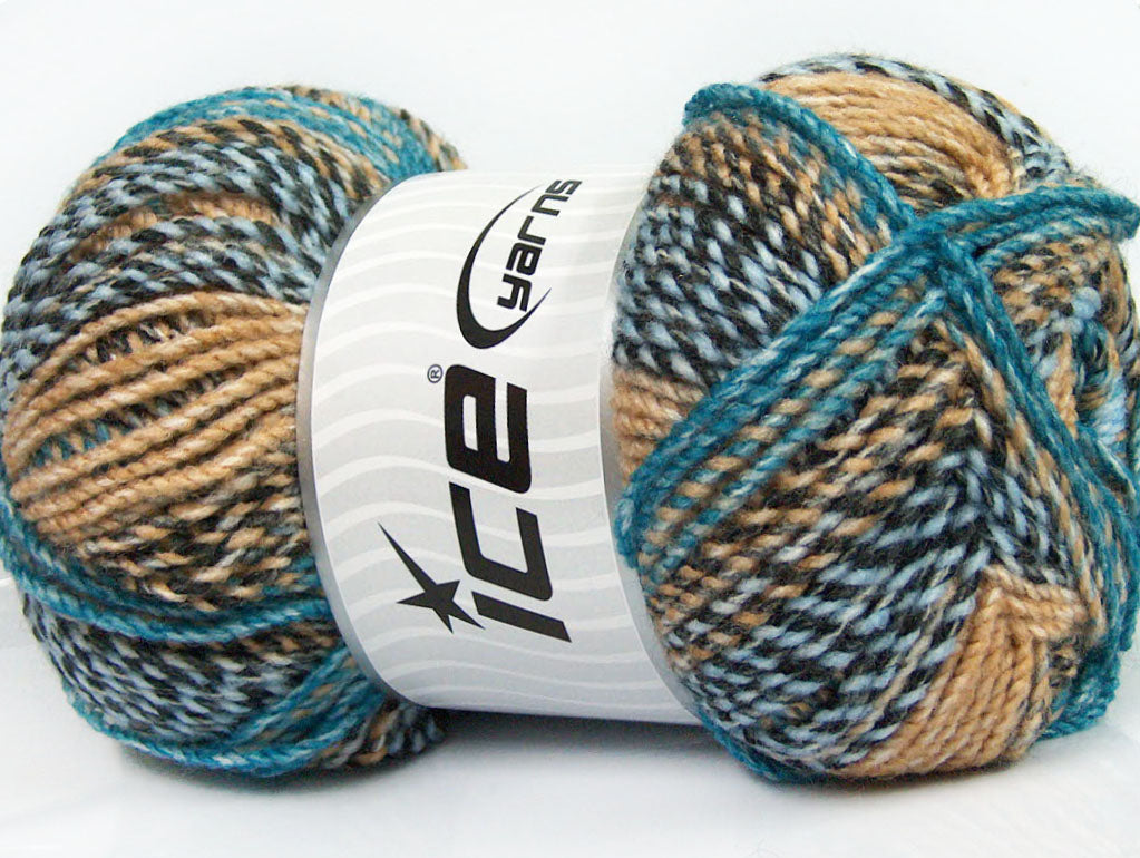 Mosaic Turquoise, Cafe Latte, Light Blue, Black Sku:fnt2-49036