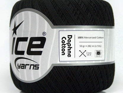 Daphne Cotton Black Sku:fnt2-49526