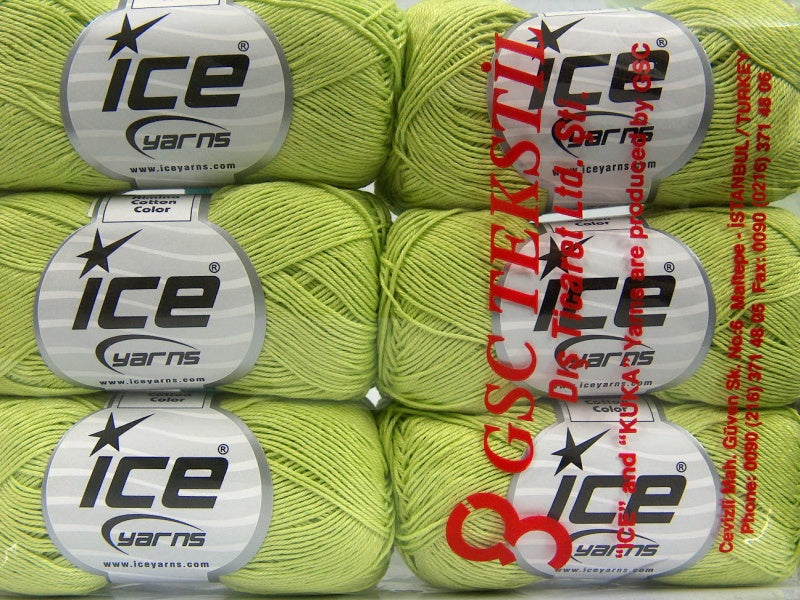 Almina Cotton Light Green Sku:fnt2-49597