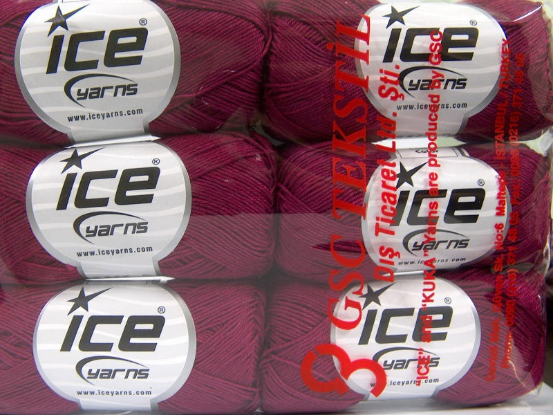 Almina Cotton Burgundy Sku:fnt2-49598