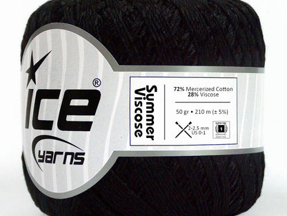 Summer Viscose Black Sku:fnt2-49857