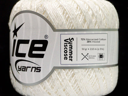 Summer Viscose White Sku:fnt2-49858