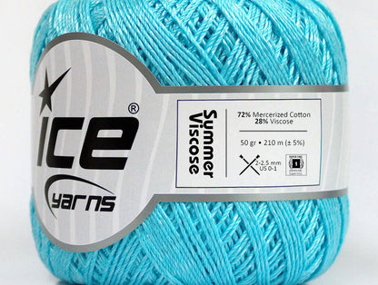 Summer Viscose Light Turquoise Sku:fnt2-49863