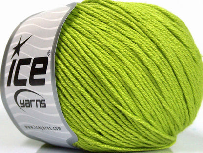 Cotton Bamboo Light Bright Green Sku:fnt2-50542