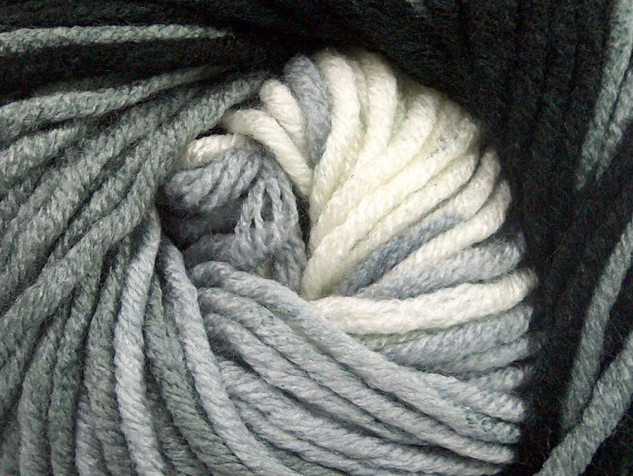Batik Chunky Black, Grey, White Sku:fnt2-50838