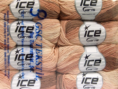 Lorena Print Brown, Rose Brown, Light Pink Sku:fnt2-51448