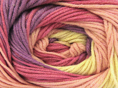 Lorena Print Lilac, Light Pink, Cream Sku:fnt2-51449