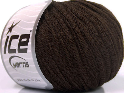 Ribbon Wool Dark Brown fnt2-51494