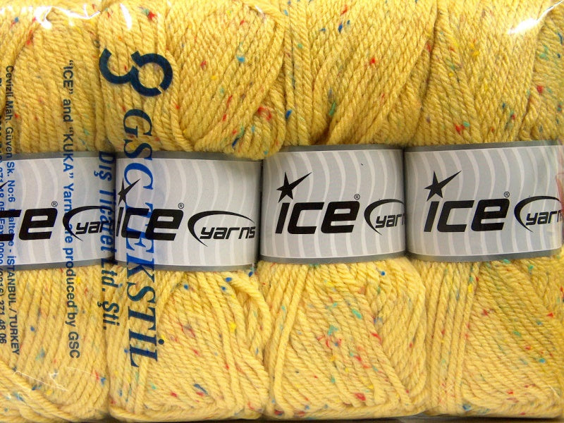 Wool Tweed Superbulky Yellow Sku:fnt2-51500