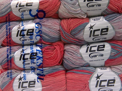 Lorena Print Salmon, Pink, Blue Shades Sku:fnt2-51510