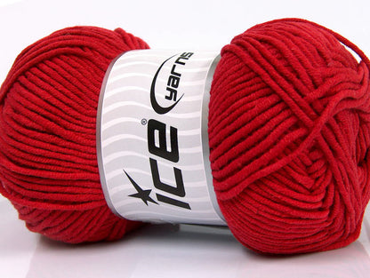 Lorena Worsted Red Sku:fnt2-52133