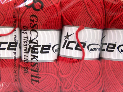 Lorena Worsted Red Sku:fnt2-52133