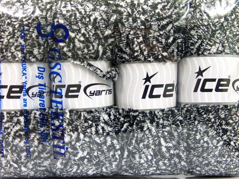 Chenille Safari Black, White fnt2-53101