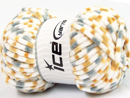 Chenille Baby Colors White, Light Brown, Grey Sku:fnt2-53114