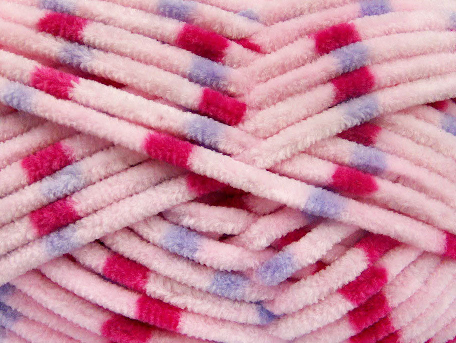Chenille Baby Colors Pink, Fuchsia, Lilac Sku:fnt2-53117