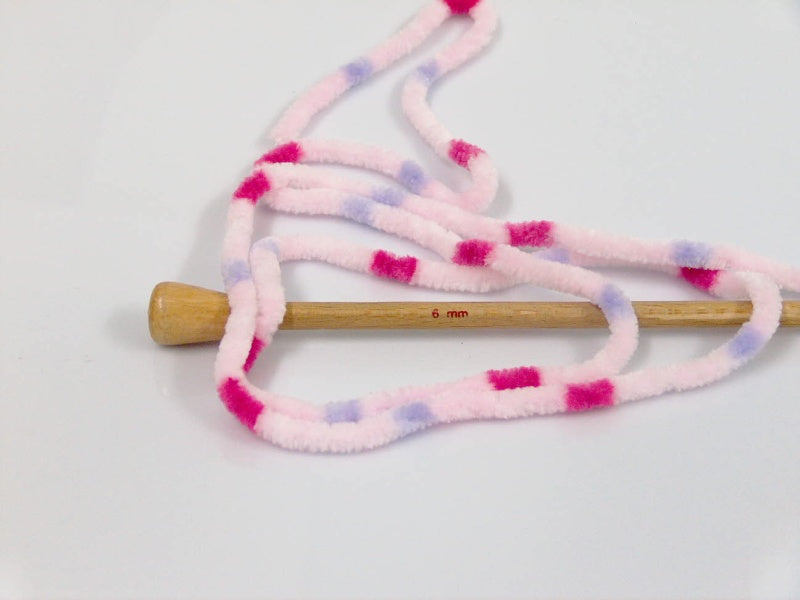 Chenille Baby Colors Pink, Fuchsia, Lilac Sku:fnt2-53117