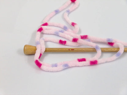 Chenille Baby Colors Pink, Fuchsia, Lilac Sku:fnt2-53117