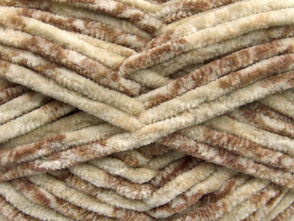 Chenille Safari Cream, Beige, White fnt2-53125