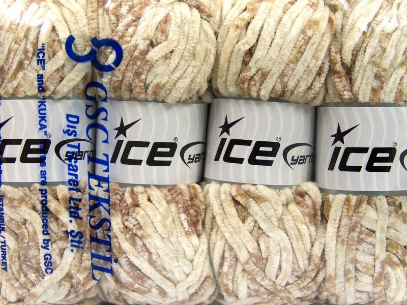Chenille Safari Cream, Beige, White fnt2-53125