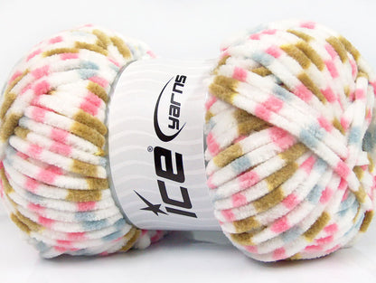 Chenille Baby Colors White, Olive Green, Blue, Pink Sku:fnt2-53130