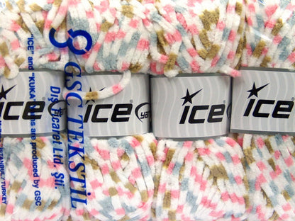 Chenille Baby Colors White, Olive Green, Blue, Pink Sku:fnt2-53130