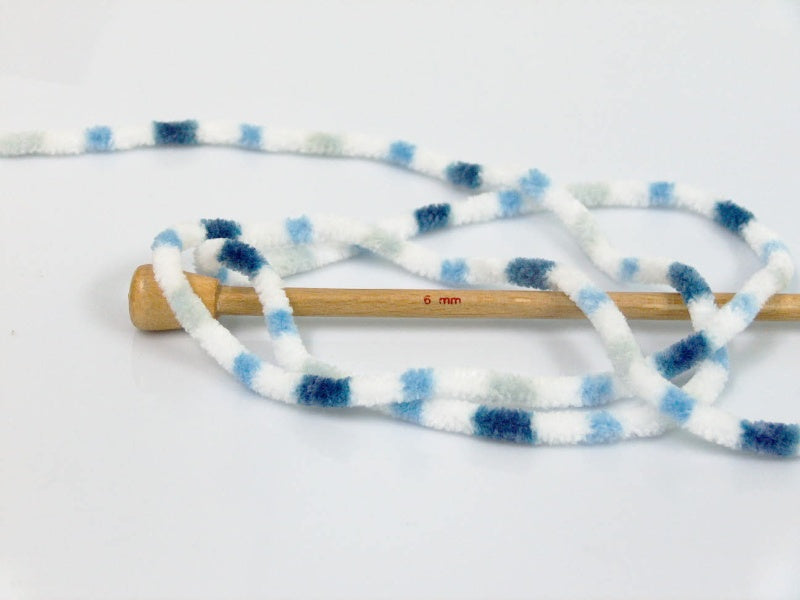 Chenille Baby Colors White, Grey, Blue Shades Sku:fnt2-53132