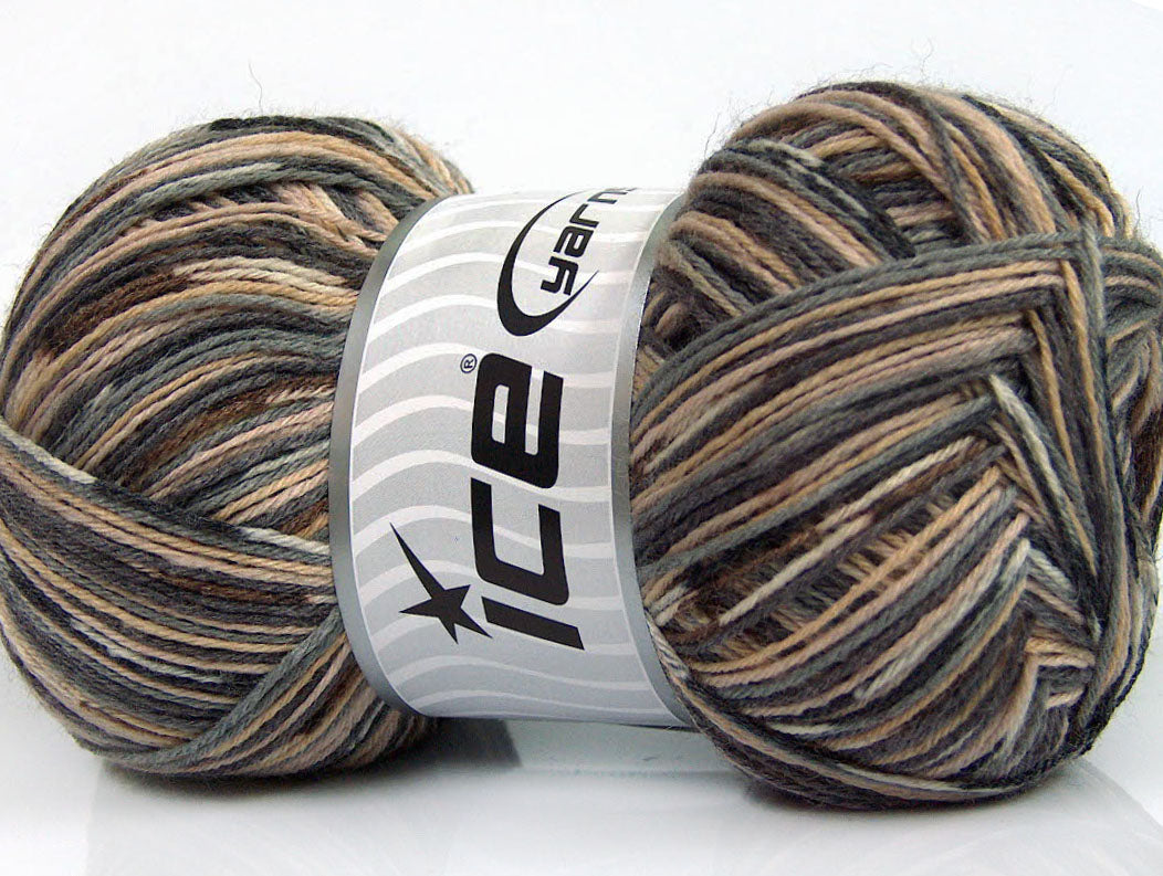 Bamboo Sock Brown, Grey, Camel Sku:fnt2-53334