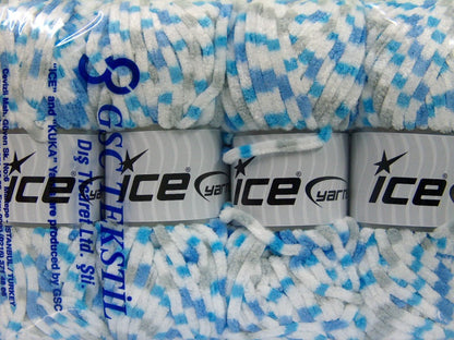 Chenille Baby Colors Blue, Light Grey, White Sku:fnt2-53694