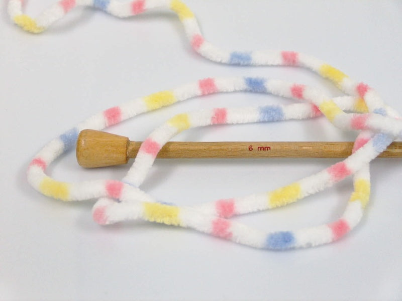 Chenille Baby Colors Pink, Lilac, Yellow, White Sku:fnt2-53695