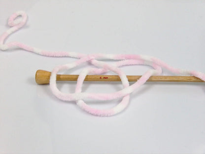 Chenille Baby Colors Light Pink, White Sku:fnt2-53700