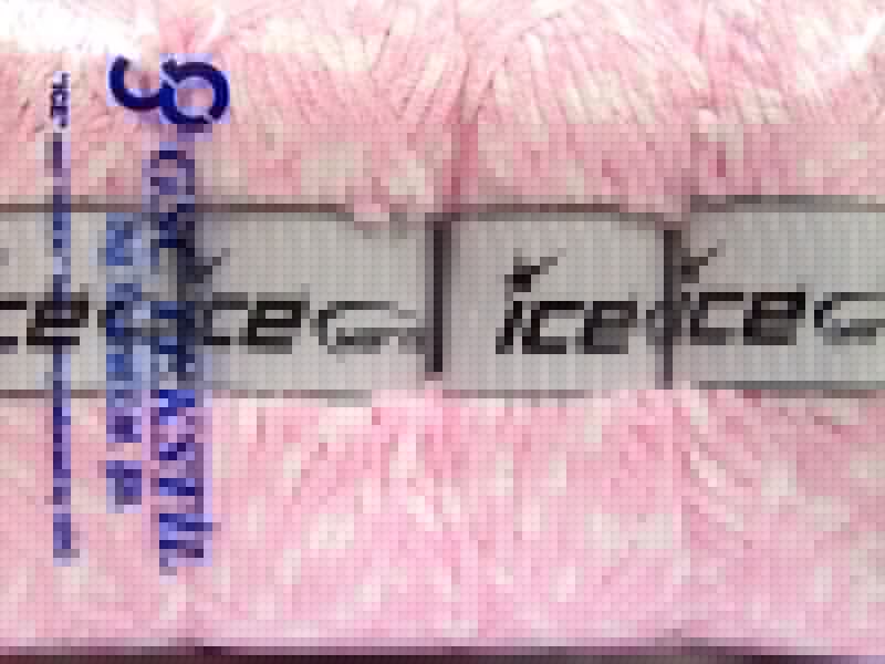 Chenille Baby Colors Light Pink, White Sku:fnt2-53700