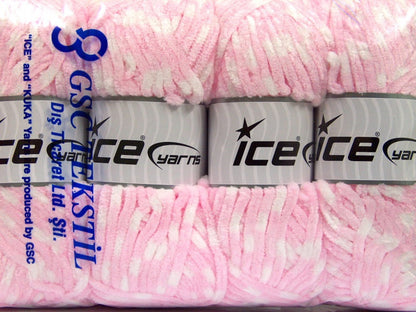 Chenille Baby Colors Light Pink, White Sku:fnt2-53700