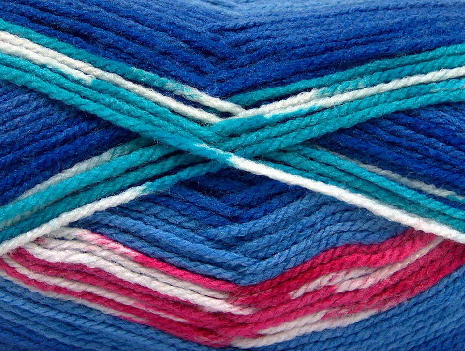 Favorite Ethnic Blue Shades, Turquoise, White, Pink Sku:fnt2-53780