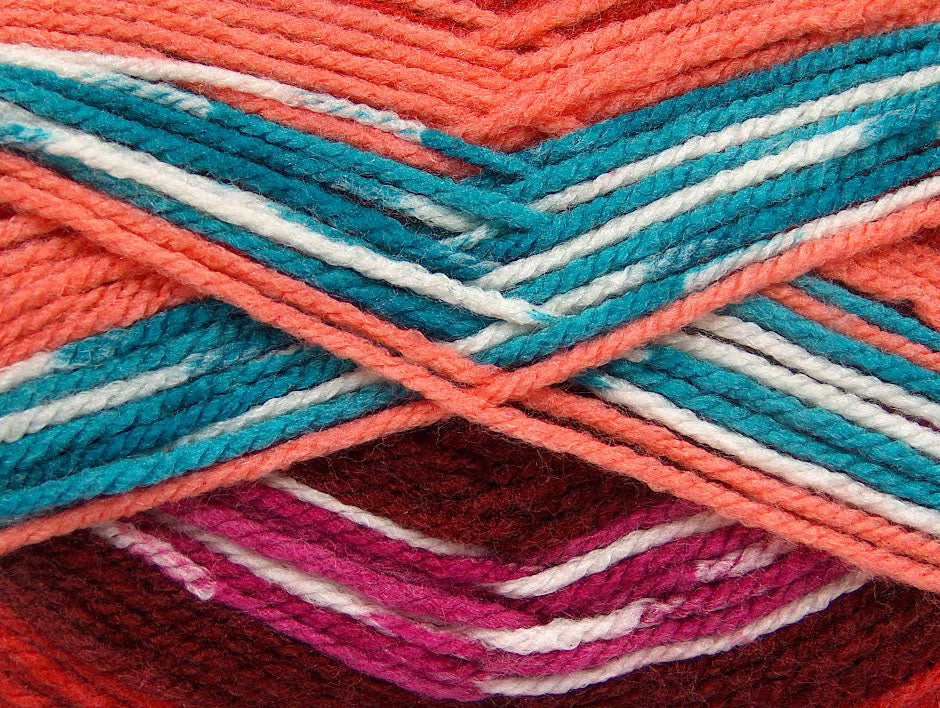 Favorite Ethnic Burgundy, Red, Salmon, Turquoise, Black, White Sku:fnt2-53781