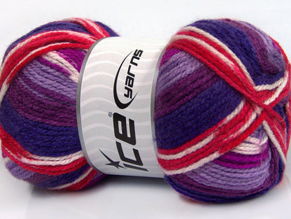 Favorite Ethnic Purple Shades, Lilac, Red, White, Brown Sku:fnt2-53784