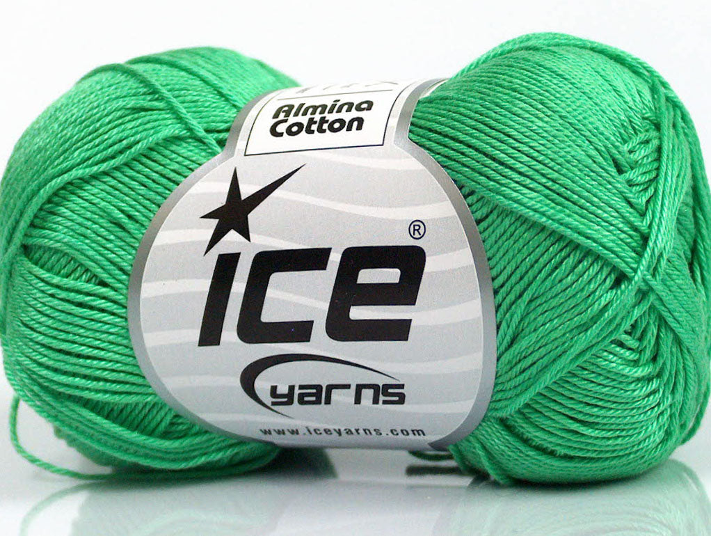 Almina Cotton Emerald Green Sku:fnt2-54055