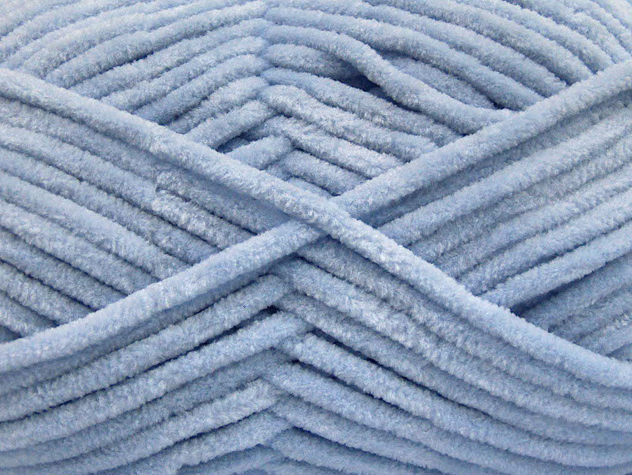 Chenille Baby Light Indigo Blue Sku:fnt2-54152