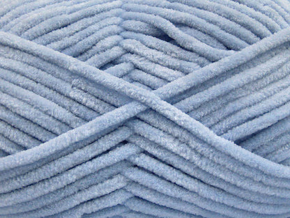 Chenille Baby Light Indigo Blue Sku:fnt2-54152