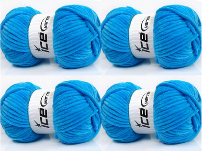 Chenille Baby Blue Sku:fnt2-54154